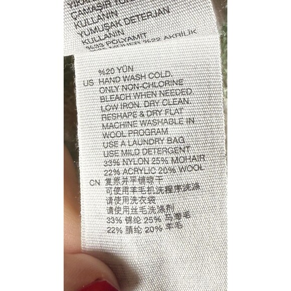 LA Altelier & OTHER STORIES  Zig Zag Sweater Mohair Size Medium - Picture 5 of 5